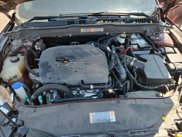 3FA6P0HD7HR269711 - 2017 FORD FUSION SE BURGUNDY photo 11