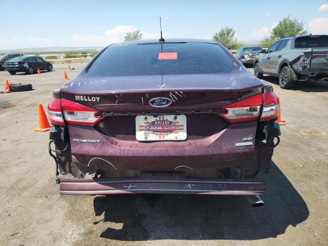 3FA6P0HD7HR269711 - 2017 FORD FUSION SE BURGUNDY photo 6