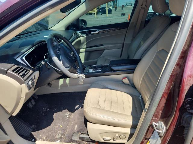 3FA6P0HD7HR269711 - 2017 FORD FUSION SE BURGUNDY photo 7