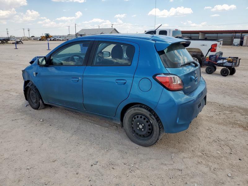 ML32AUHJXMH014329 - 2021 MITSUBISHI MIRAGE ES BLUE photo 2