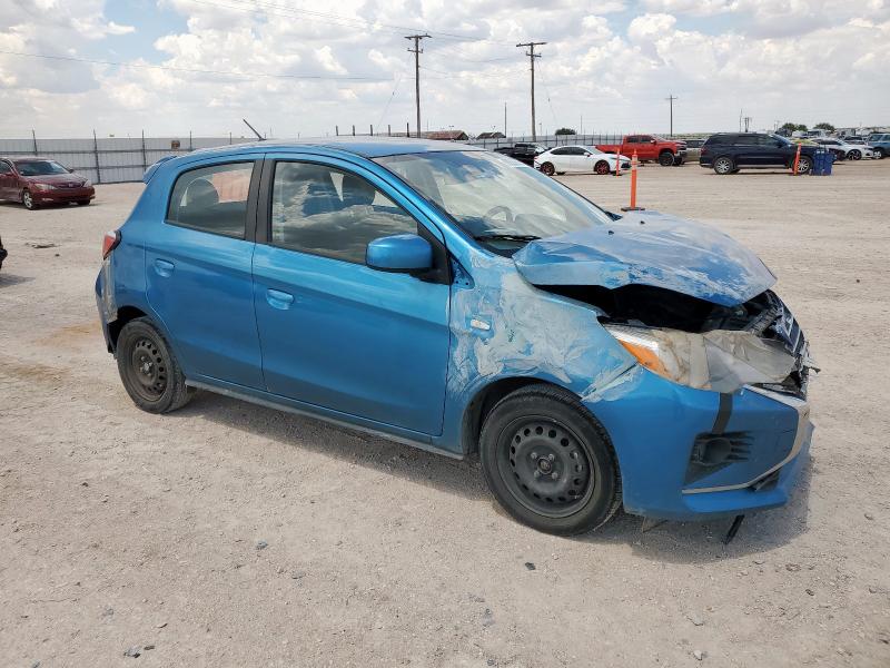 ML32AUHJXMH014329 - 2021 MITSUBISHI MIRAGE ES BLUE photo 4