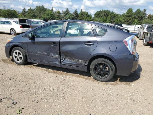 JTDKN3DU7D1686952 - 2013 TOYOTA PRIUS ნაცრისფერი ფოტო 2