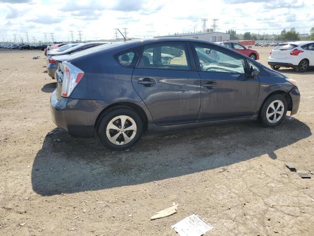 JTDKN3DU7D1686952 - 2013 TOYOTA PRIUS ნაცრისფერი ფოტო 3