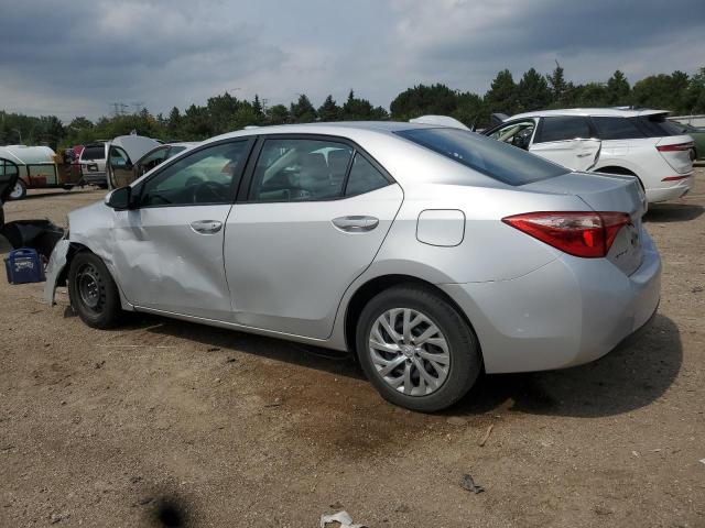 2T1BURHE9KC169458 - 2019 TOYOTA COROLLA L Silber Foto 2