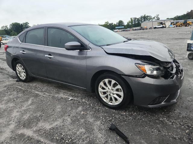 3N1AB7AP7KY444944 - 2019 NISSAN SENTRA S GRAY photo 4