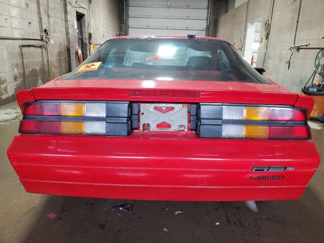 1G1FP21S5KL172648 - 1989 CHEVROLET CAMARO RED photo 6