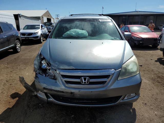 5FNRL38895B103114 - 2005 HONDA ODYSSEY TOURING GRAY photo 5