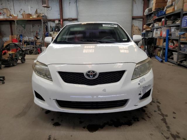 JTDBL40E59J011229 - 2009 TOYOTA COROLLA BASE WHITE photo 5