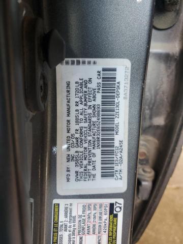 1NXBR32E65Z498693 - 2005 TOYOTA COROLLA CE GRAY photo 12