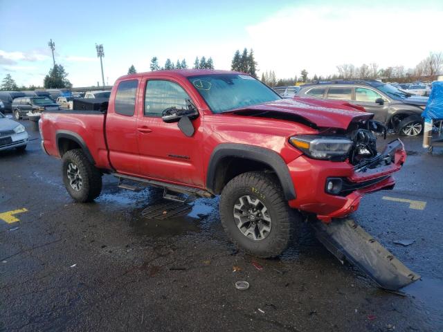 3TYSZ5ANXNT085752 - 2022 TOYOTA TACOMA ACCESS CAB წითელი ფოტო 4