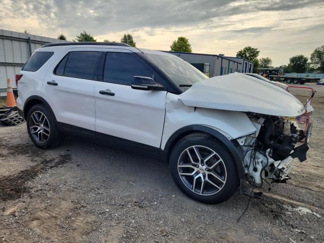 1FM5K8GT2HGC02383 - 2017 FORD EXPLORER SPORT Ақ фото 4