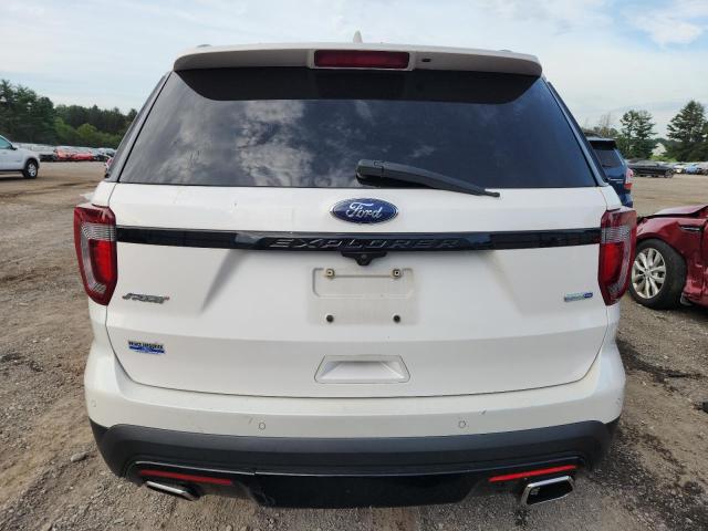1FM5K8GT2HGC02383 - 2017 FORD EXPLORER SPORT Ақ фото 6
