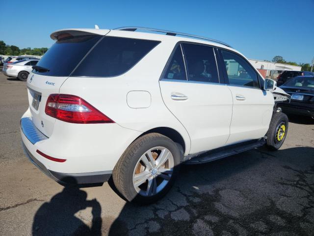 4JGDA5HB4FA505460 - 2015 MERCEDES-BENZ ML 350 4MATIC WHITE photo 3