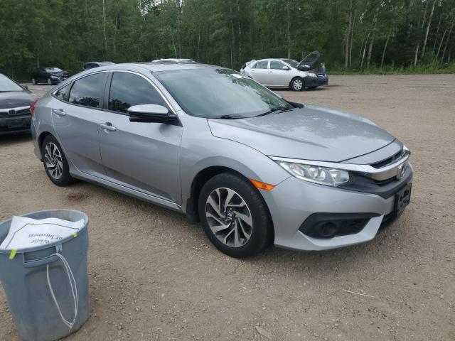 2HGFC2F84JH012483 - 2018 HONDA CIVIC EX SILVER photo 4