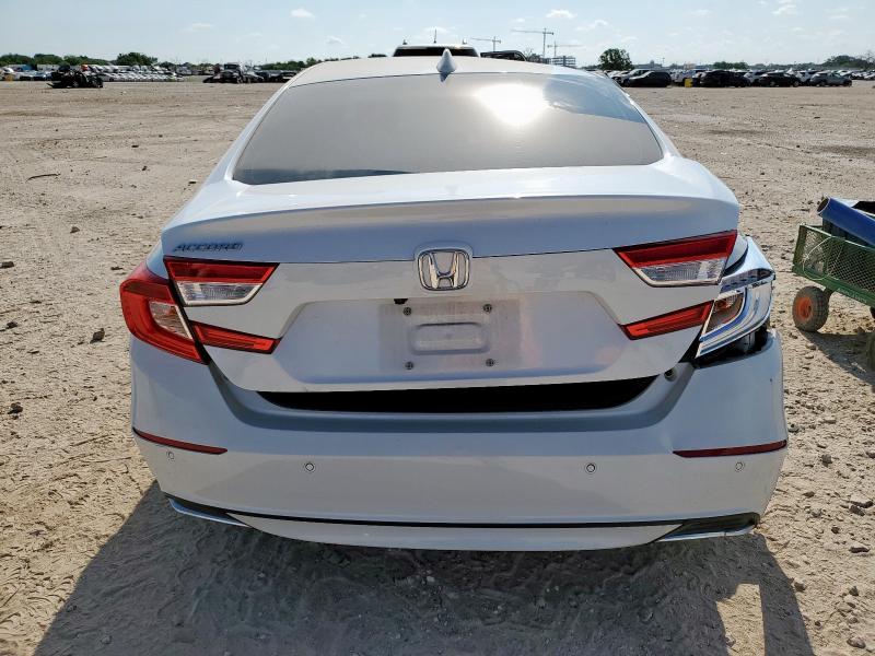 1HGCV1F5XMA084742 - 2021 HONDA ACCORD EXL WHITE photo 6