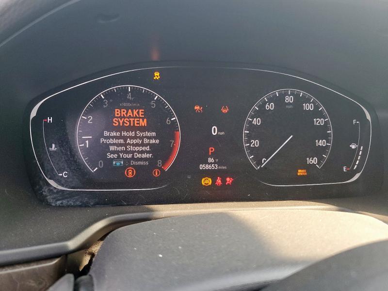 1HGCV1F5XMA084742 - 2021 HONDA ACCORD EXL WHITE photo 9