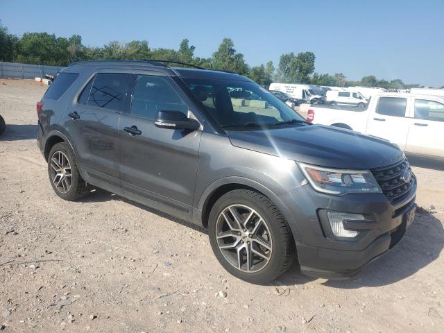 1FM5K8GT9GGC55418 - 2016 FORD EXPLORER SPORT 灰色 照片 4