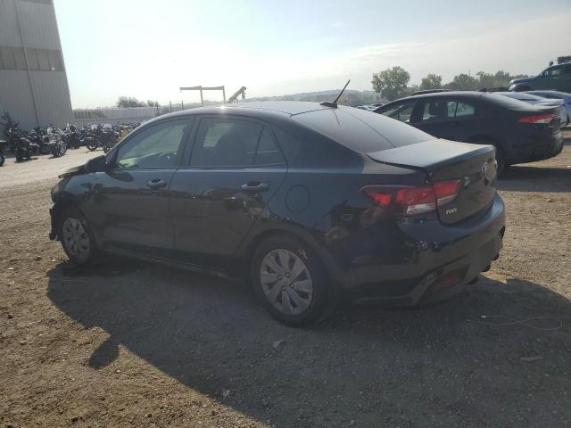 3KPA24AD6LE362658 - 2020 KIA RIO LX BLACK photo 2