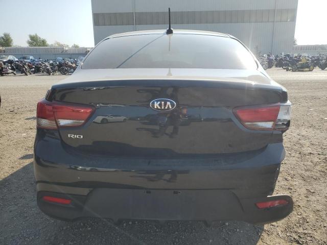 3KPA24AD6LE362658 - 2020 KIA RIO LX BLACK photo 6