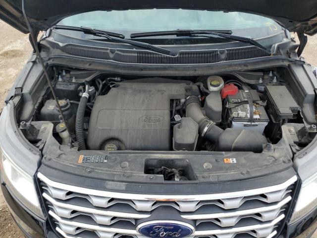 1FM5K8F86HGC60347 - 2017 FORD EXPLORER LIMITED შავი ფოტო 12