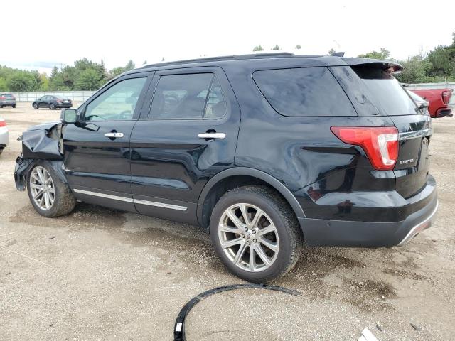 1FM5K8F86HGC60347 - 2017 FORD EXPLORER LIMITED შავი ფოტო 2
