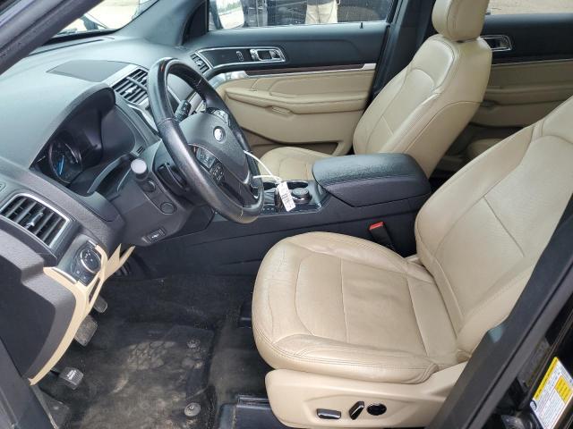 1FM5K8F86HGC60347 - 2017 FORD EXPLORER LIMITED შავი ფოტო 7