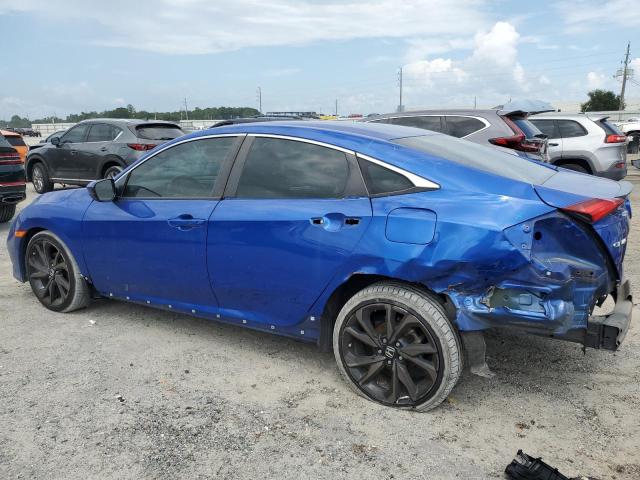 19XFC2F8XLE005034 - 2020 HONDA CIVIC SPORT BLUE photo 2