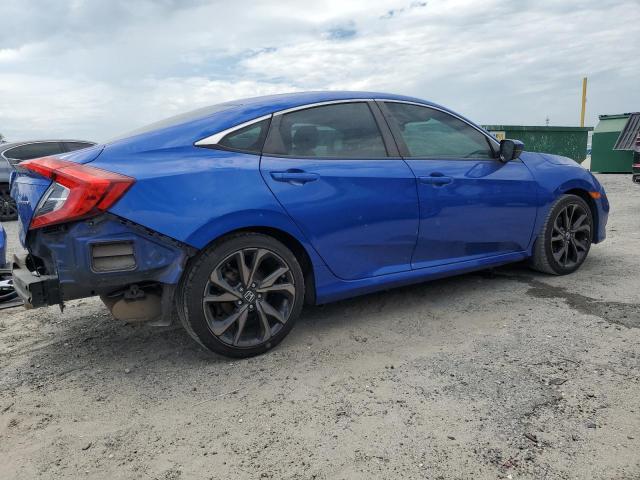 19XFC2F8XLE005034 - 2020 HONDA CIVIC SPORT BLUE photo 3
