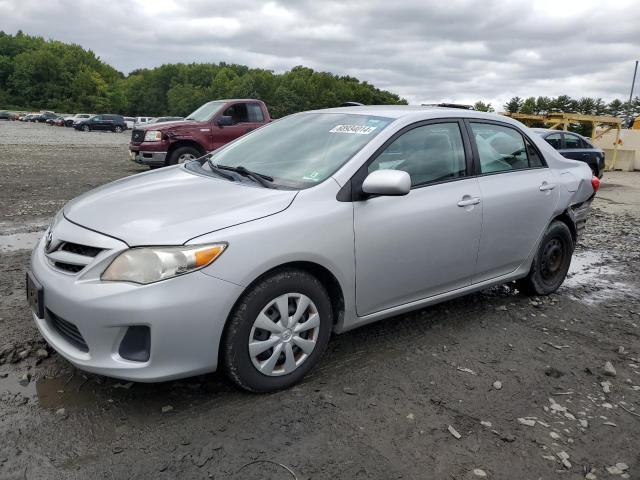 2T1BU4EE0BC730279 - 2011 TOYOTA COROLLA BASE SILVER photo 1