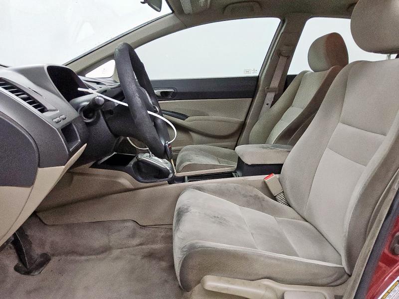 2HGFA16539H342259 - 2009 HONDA CIVIC LX 勃艮第红 照片 7