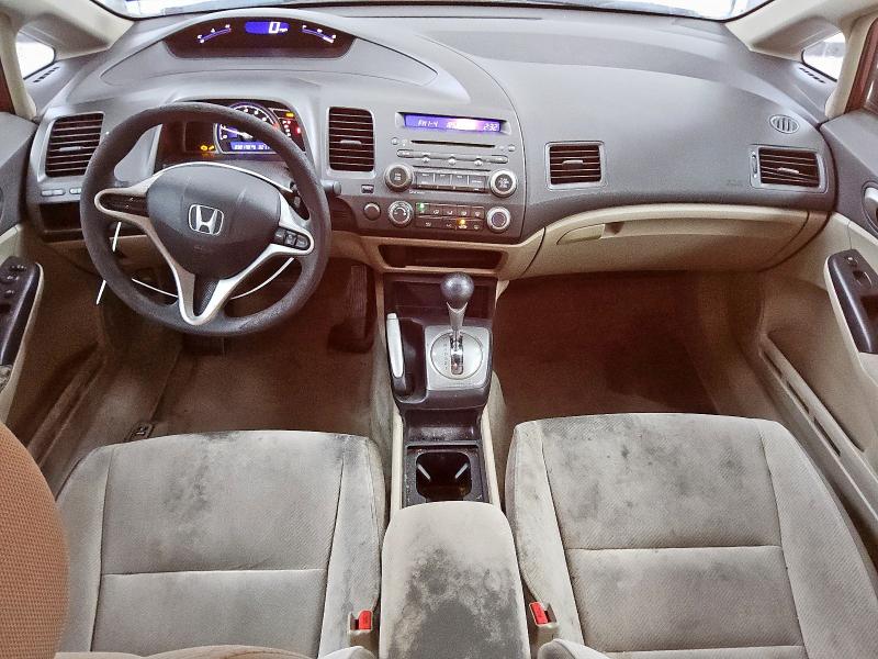 2HGFA16539H342259 - 2009 HONDA CIVIC LX 勃艮第红 照片 8