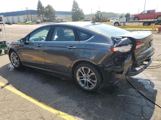 3FA6P0CD5LR130516 - 2020 FORD FUSION SEL GRAY photo 2