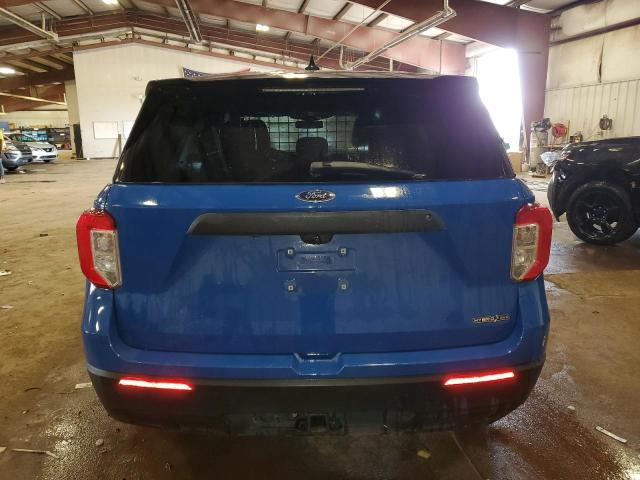 1FM5K8AW7LGC14590 - 2020 FORD EXPLORER POLICE INTERCEPTOR Blau Foto 6