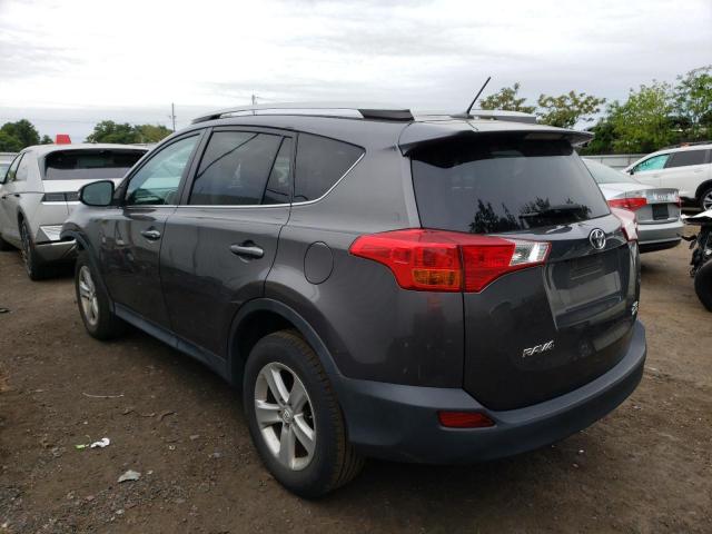 2T3RFREVXEW217668 - 2014 TOYOTA RAV4 XLE CHARCOAL photo 2
