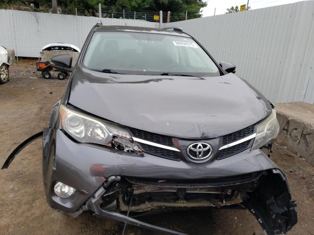 2T3RFREVXEW217668 - 2014 TOYOTA RAV4 XLE CHARCOAL photo 5