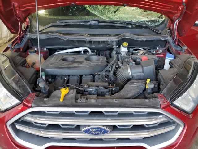MAJ6S3GL5LC352246 - 2020 FORD ECOSPORT SE 红色 照片 12