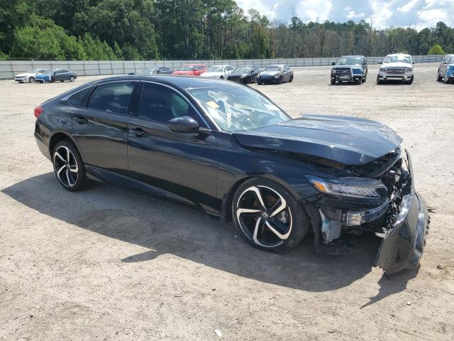 1HGCV1F39NA085834 - 2022 HONDA ACCORD SPORT შავი ფოტო 4