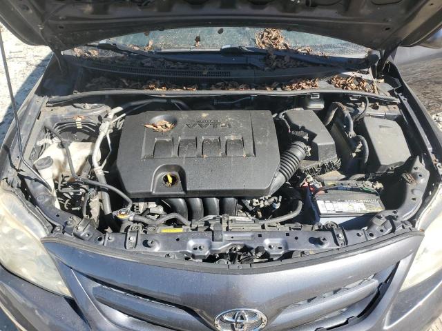 JTDBU4EE1B9127556 - 2011 TOYOTA COROLLA BASE رمادي صورة 11