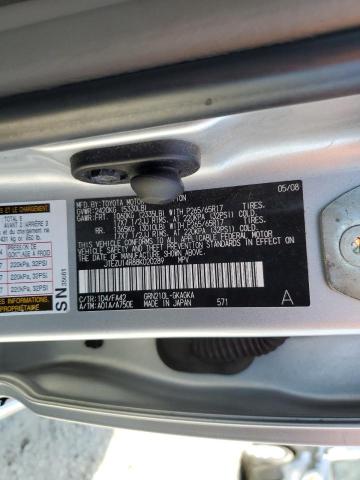 JTEZU14R88K020289 - 2008 TOYOTA 4RUNNER SR5 SILVER photo 13