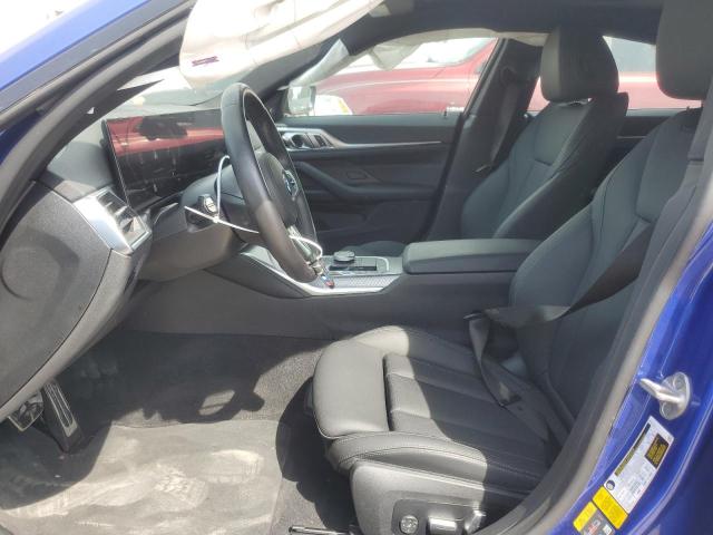 WBY73AW0XPFR09288 - 2023 BMW I4 EDRIVE 40 Көк фото 7