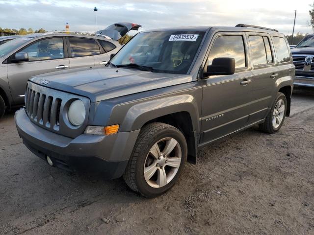 1C4NJPFA9CD686449 - 2012 JEEP PATRIOT LATITUDE GRAY photo 1