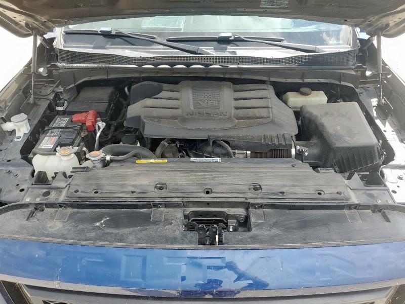 1N6AA1EC7NN104051 - 2022 NISSAN TITAN S BLUE photo 11