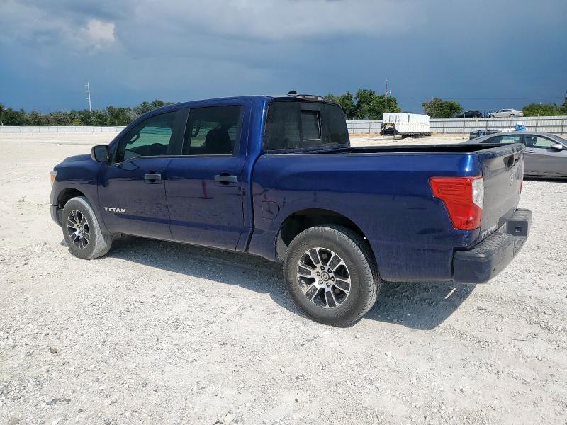 1N6AA1EC7NN104051 - 2022 NISSAN TITAN S BLUE photo 2