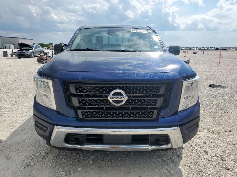 1N6AA1EC7NN104051 - 2022 NISSAN TITAN S BLUE photo 5