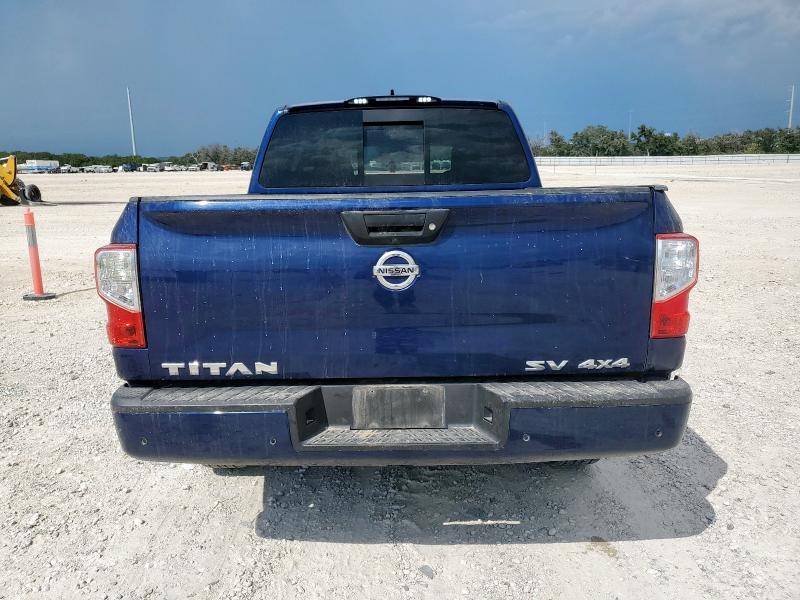 1N6AA1EC7NN104051 - 2022 NISSAN TITAN S BLUE photo 6