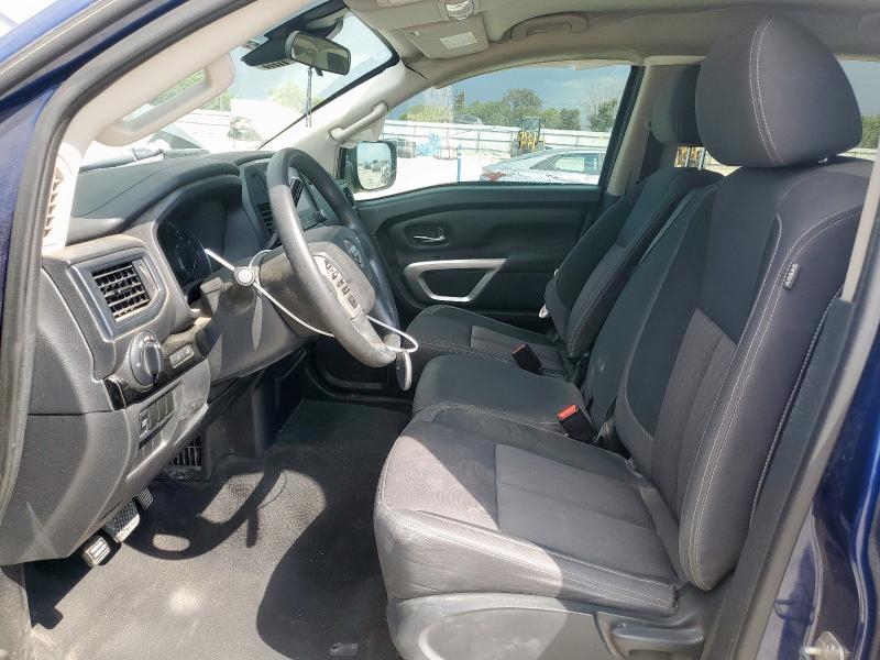 1N6AA1EC7NN104051 - 2022 NISSAN TITAN S BLUE photo 7