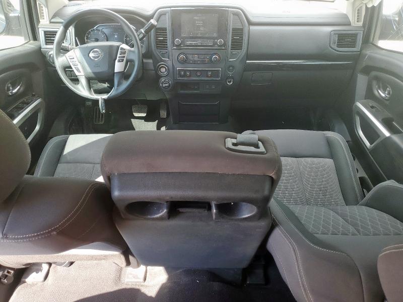 1N6AA1EC7NN104051 - 2022 NISSAN TITAN S BLUE photo 8