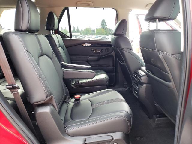 5FNYG1H58PB058325 - 2023 HONDA PILOT EXL أحمر صورة 10