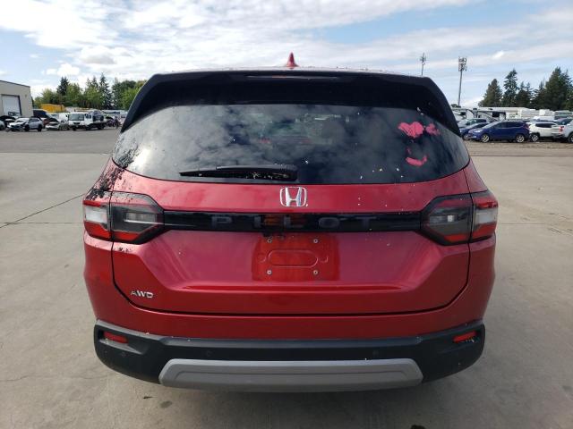 5FNYG1H58PB058325 - 2023 HONDA PILOT EXL أحمر صورة 6