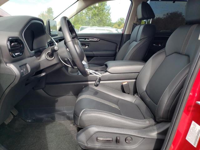 5FNYG1H58PB058325 - 2023 HONDA PILOT EXL أحمر صورة 7